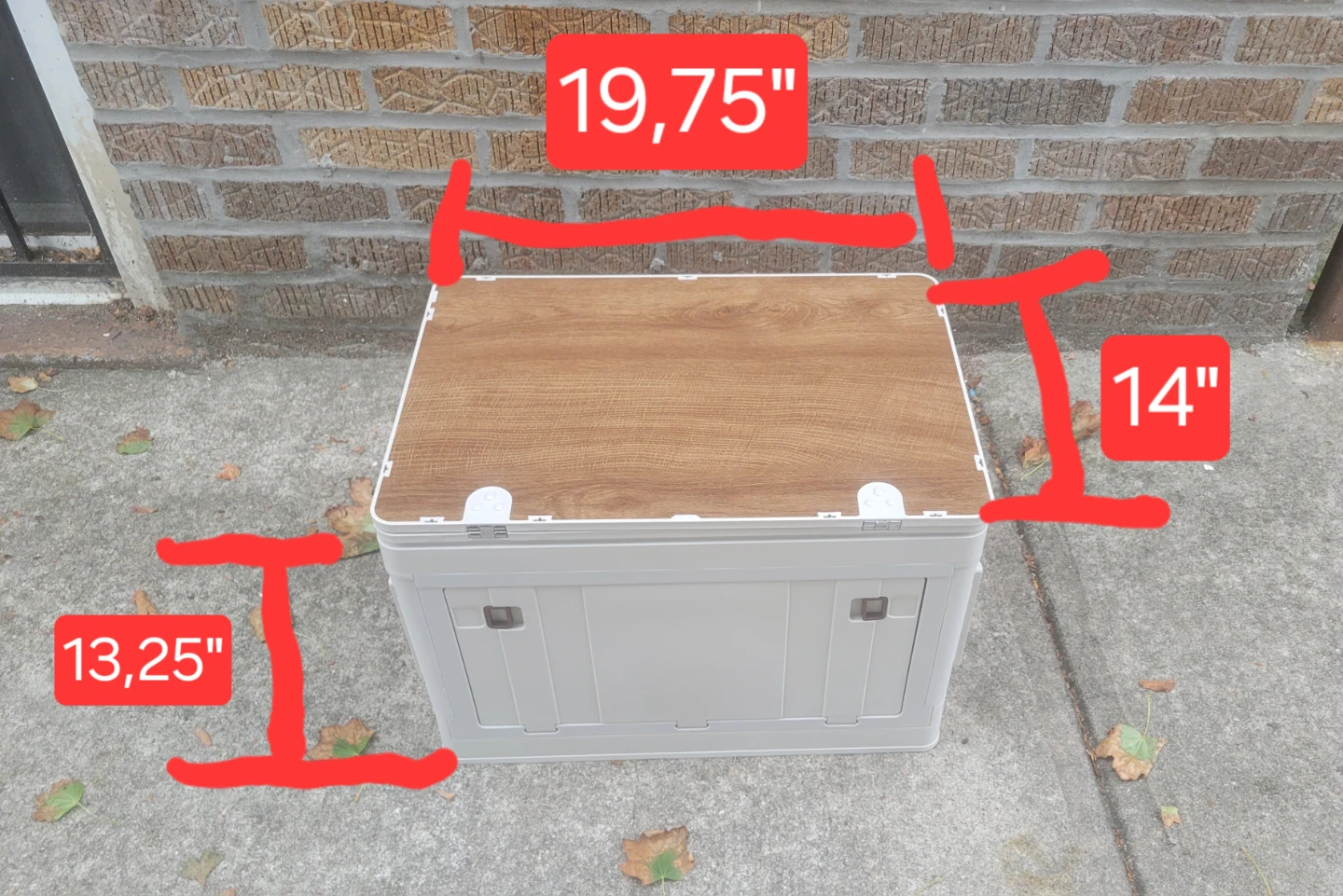 Brand NEW! Collapsible Storage Box with Tabletop - photo 5