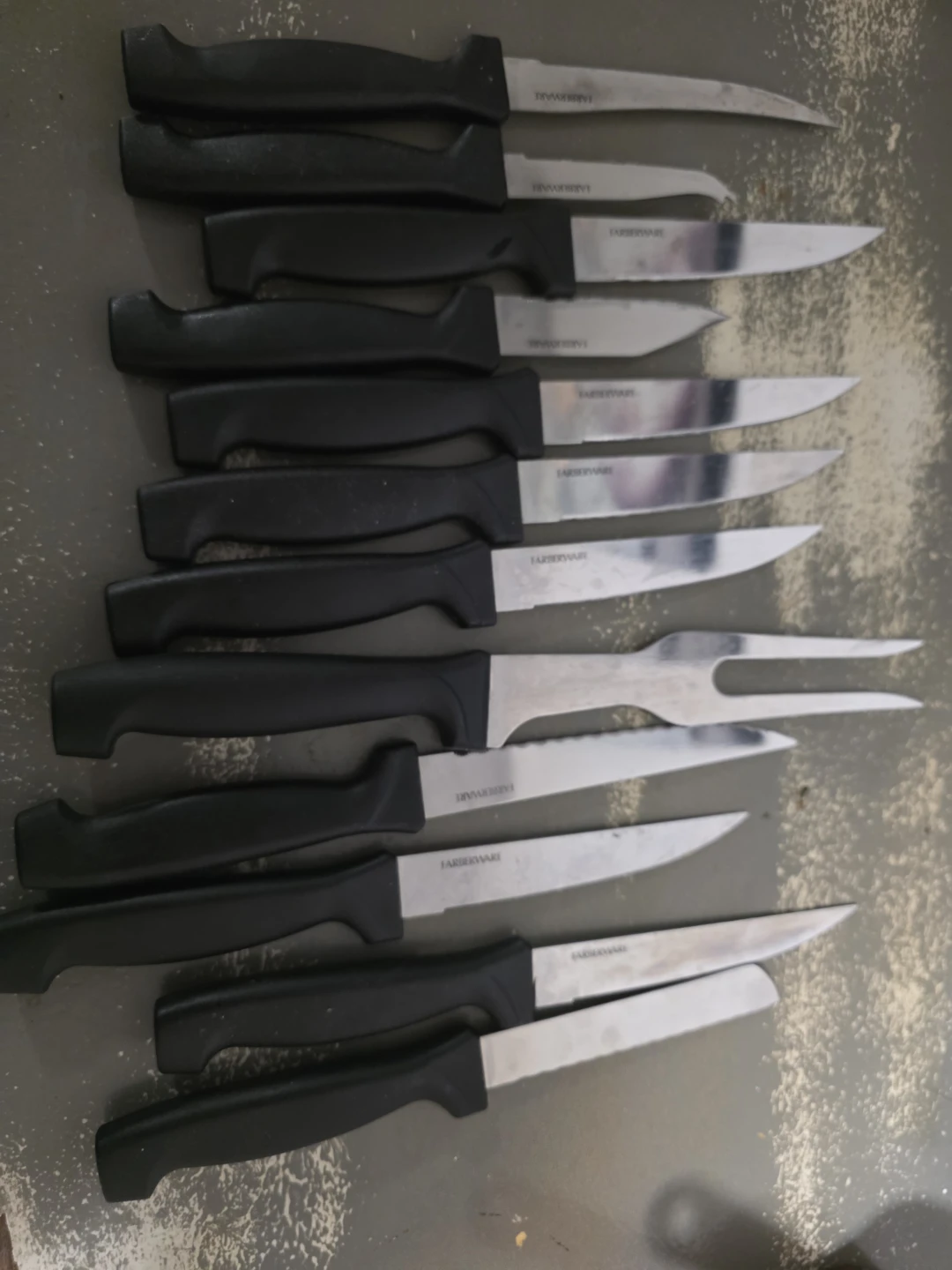Farberware 12-Piece Knife Set with Carving Fork - photo 2