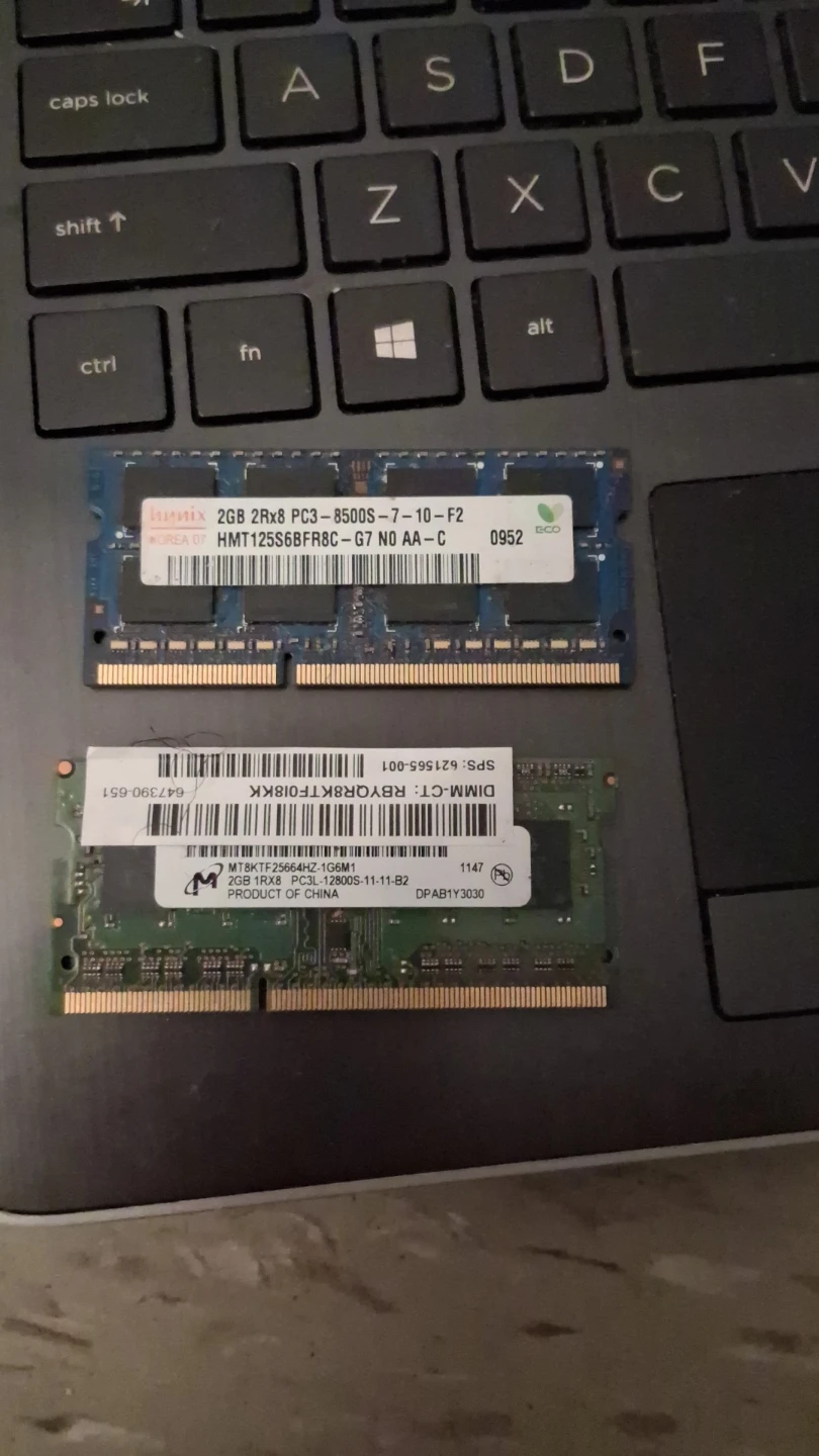 Hynix & Micron 2GB DDR3 Laptop RAM Modules