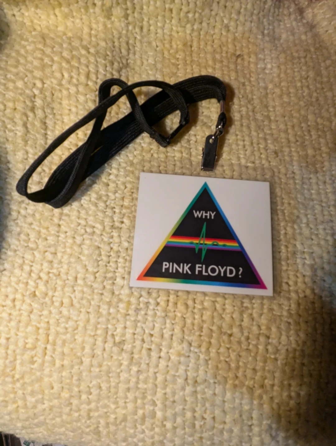Pink Floyd "Why Pink Floyd?" Lanyard and Pass