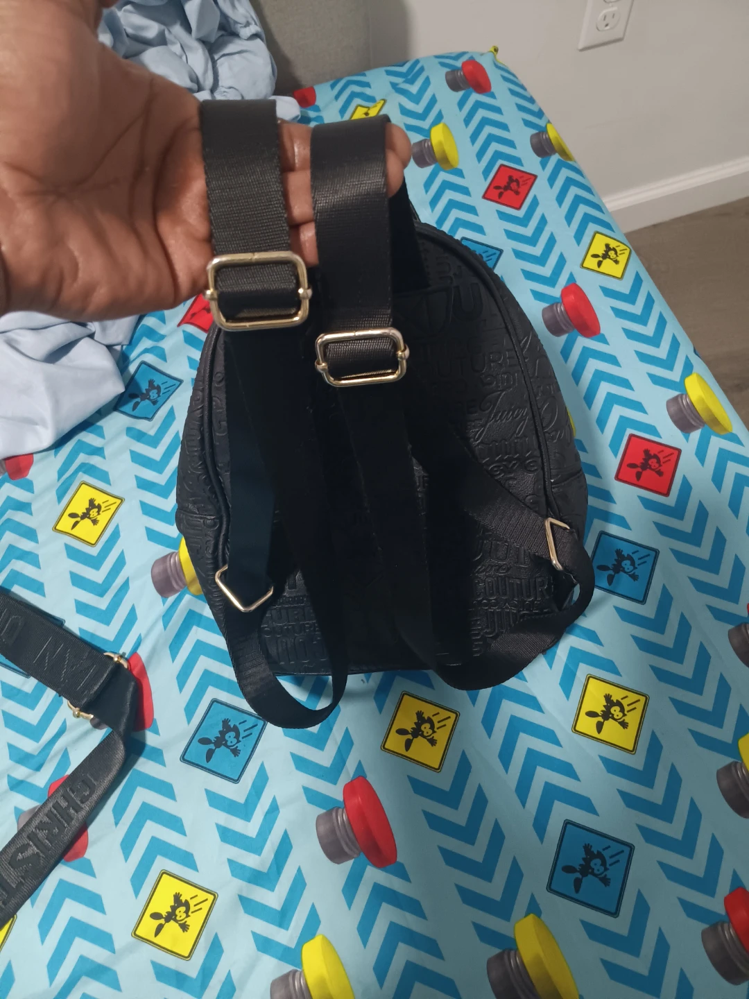 Black Juicy Couture Backpack Purse - photo 3