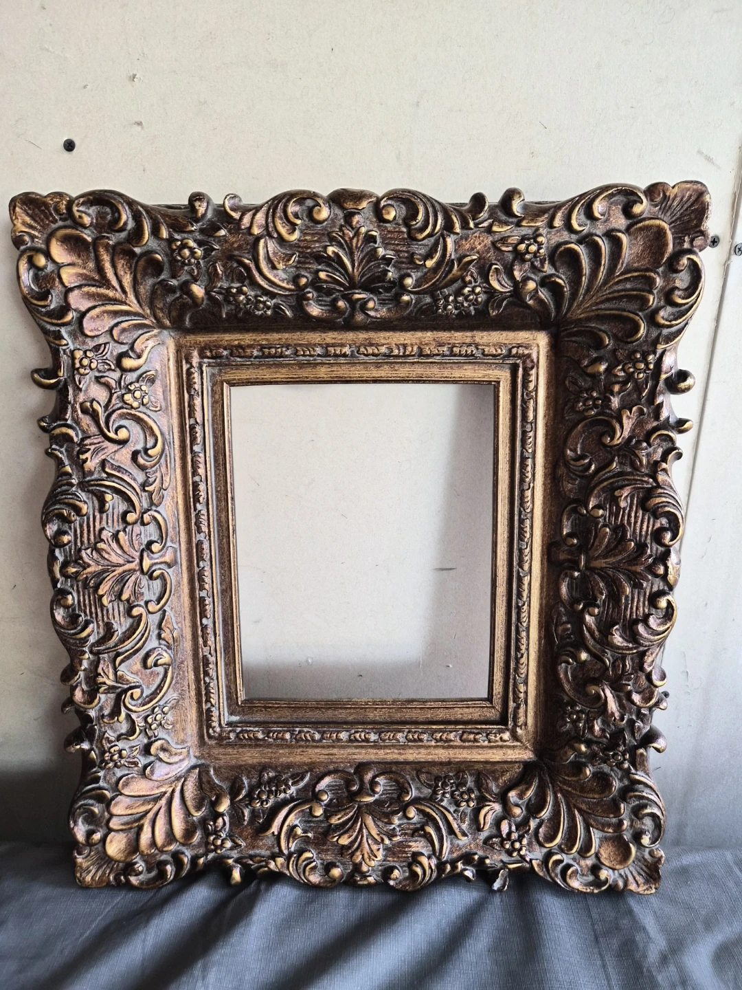 Ornate Gold & Brown Picture Frame