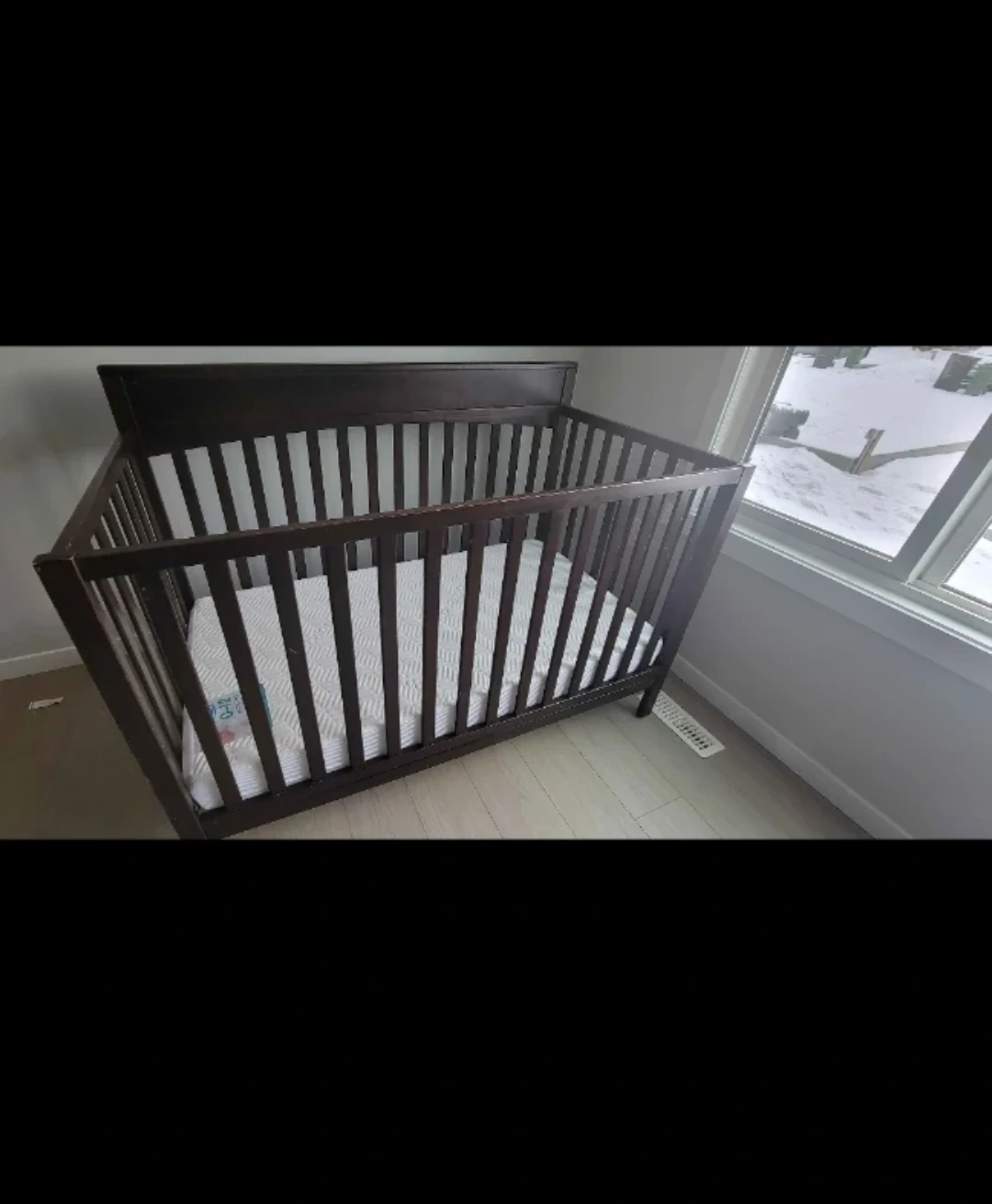 Crib + mattress + mattress cover - photo 3
