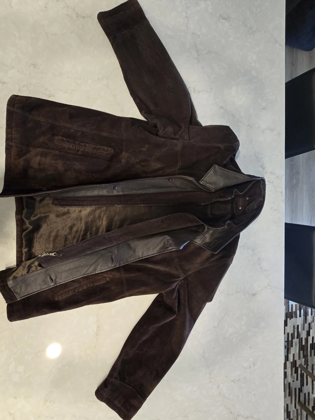 Brown Suede Jacket - XL