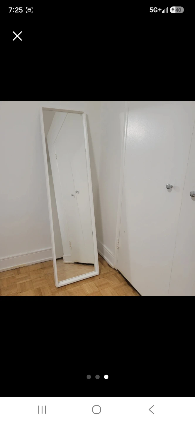 *Move out sale* Ikea white mirror