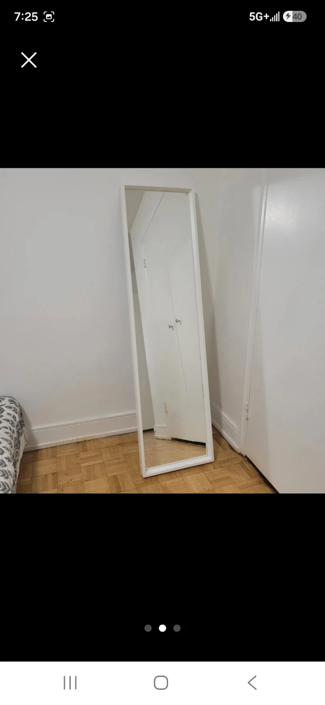 *Move out sale* Ikea white mirror - photo 2