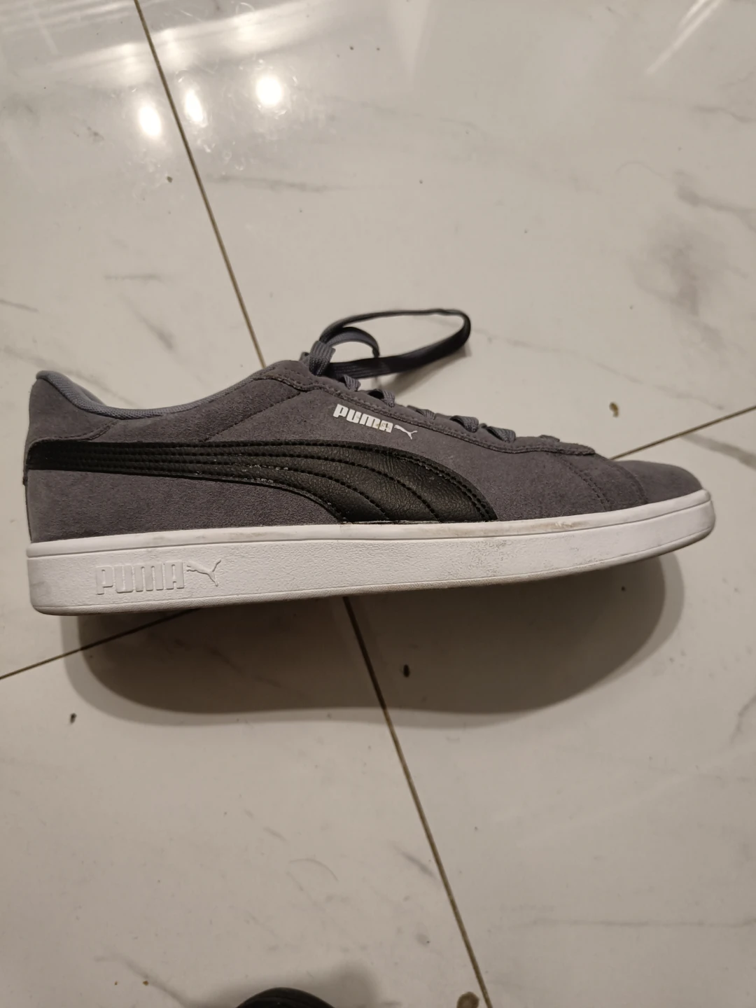 PUMA Smash 3.0 Suede Sneakers - Grey Size US 11.5 / UK 10.5) - photo 3