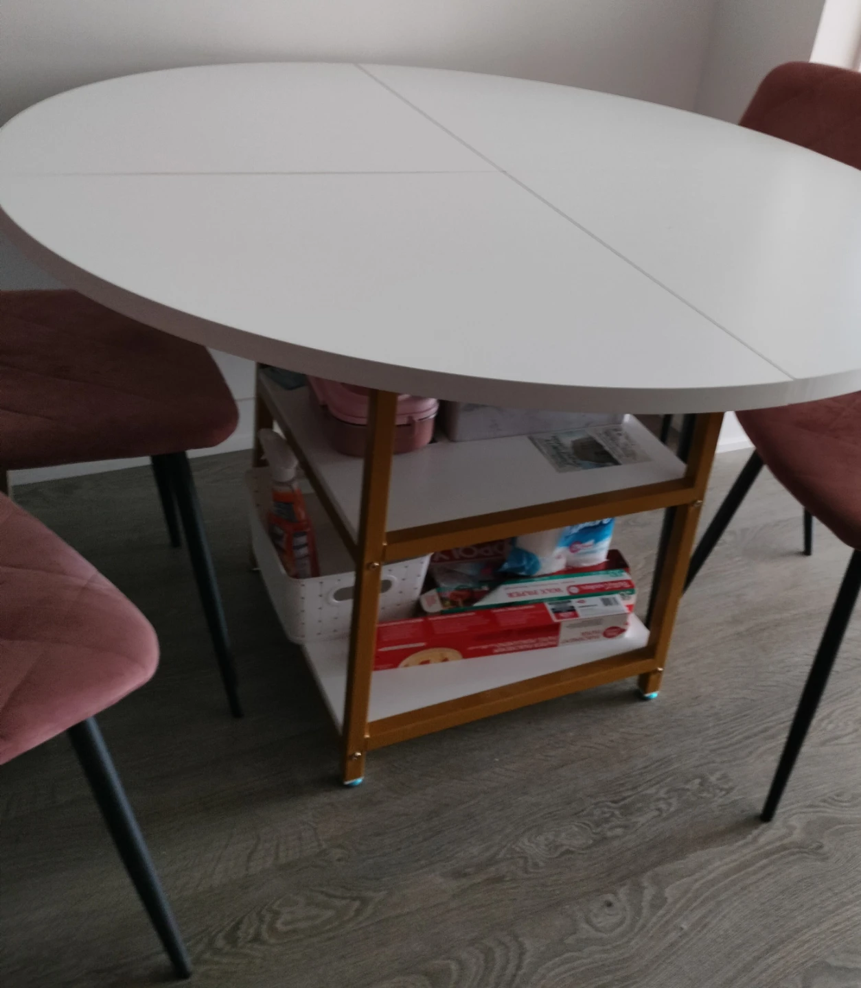 Round Dining Table with 4 Chairs - photo 3