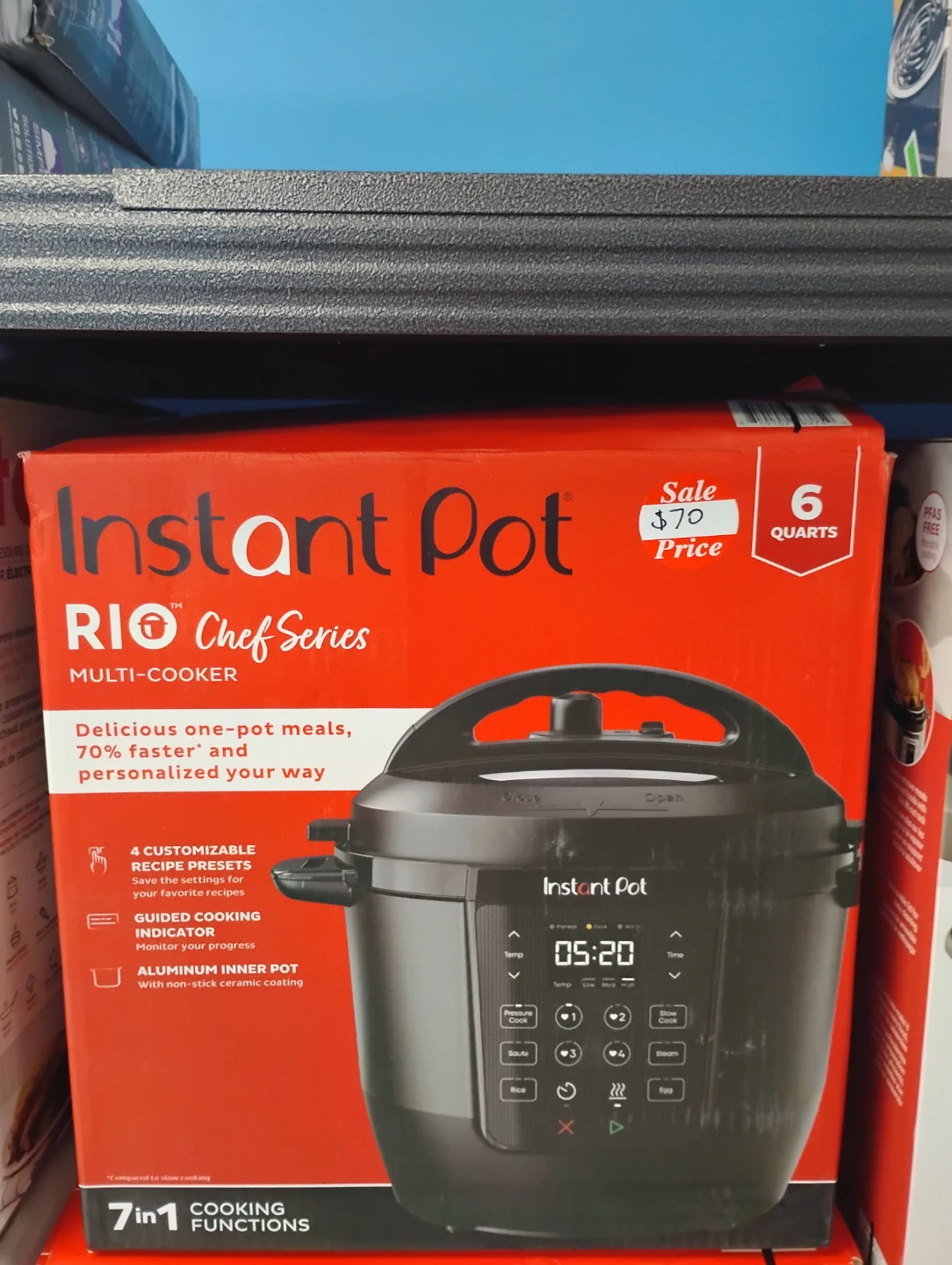 Instant Pot RIO Chef Series Multi-Cooker 6 Quarts