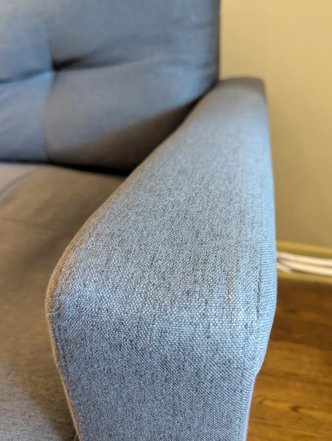 Grey Loveseat Sofa Bed - photo 5