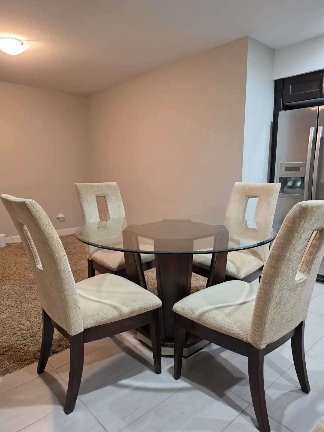 Dining Table with 4 Chairs & Coffee table set