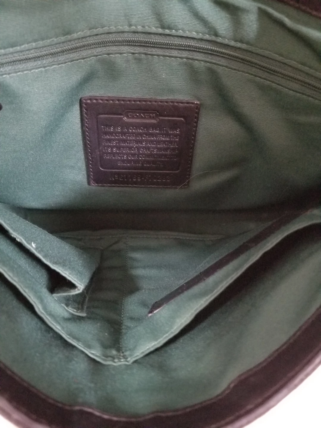 Coach Signature Black Messenger Bag - photo 3