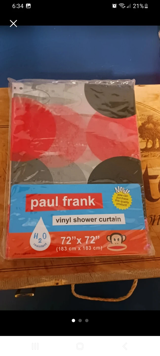 Paul Frank Vinyl Shower Curtain