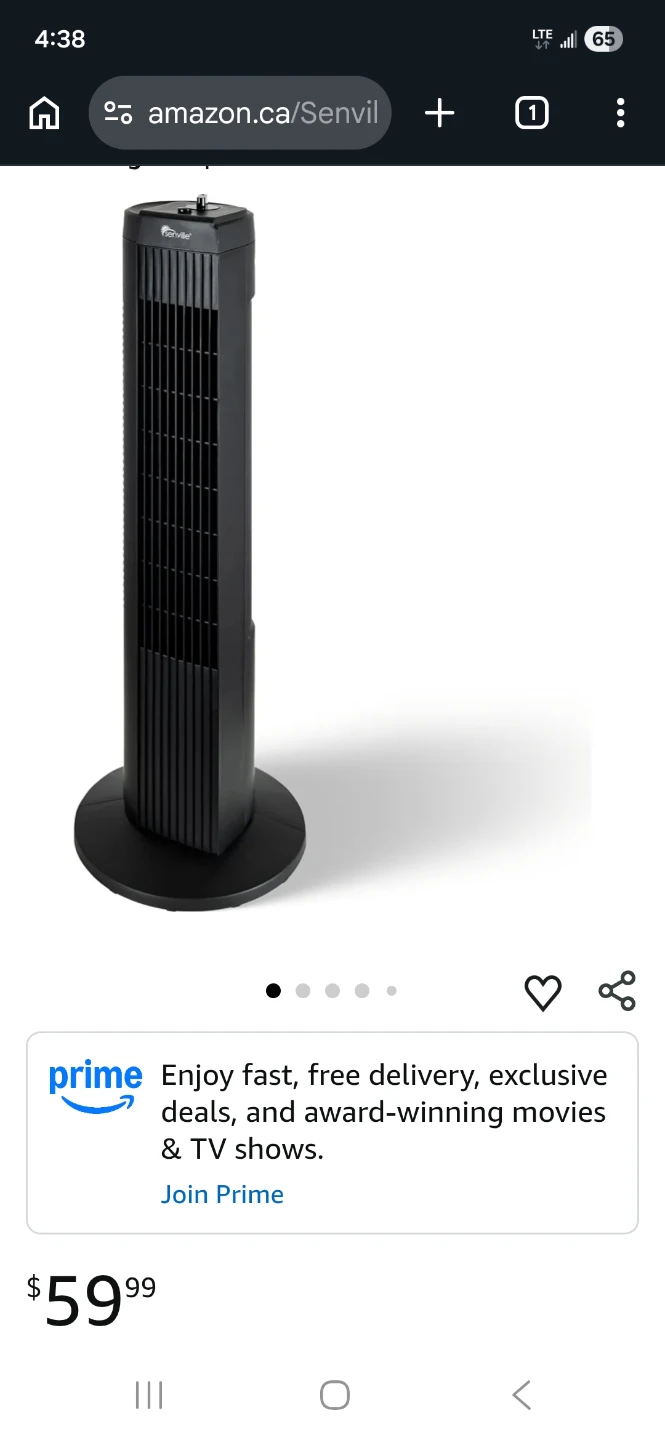 Senville Tower Fan - photo 2