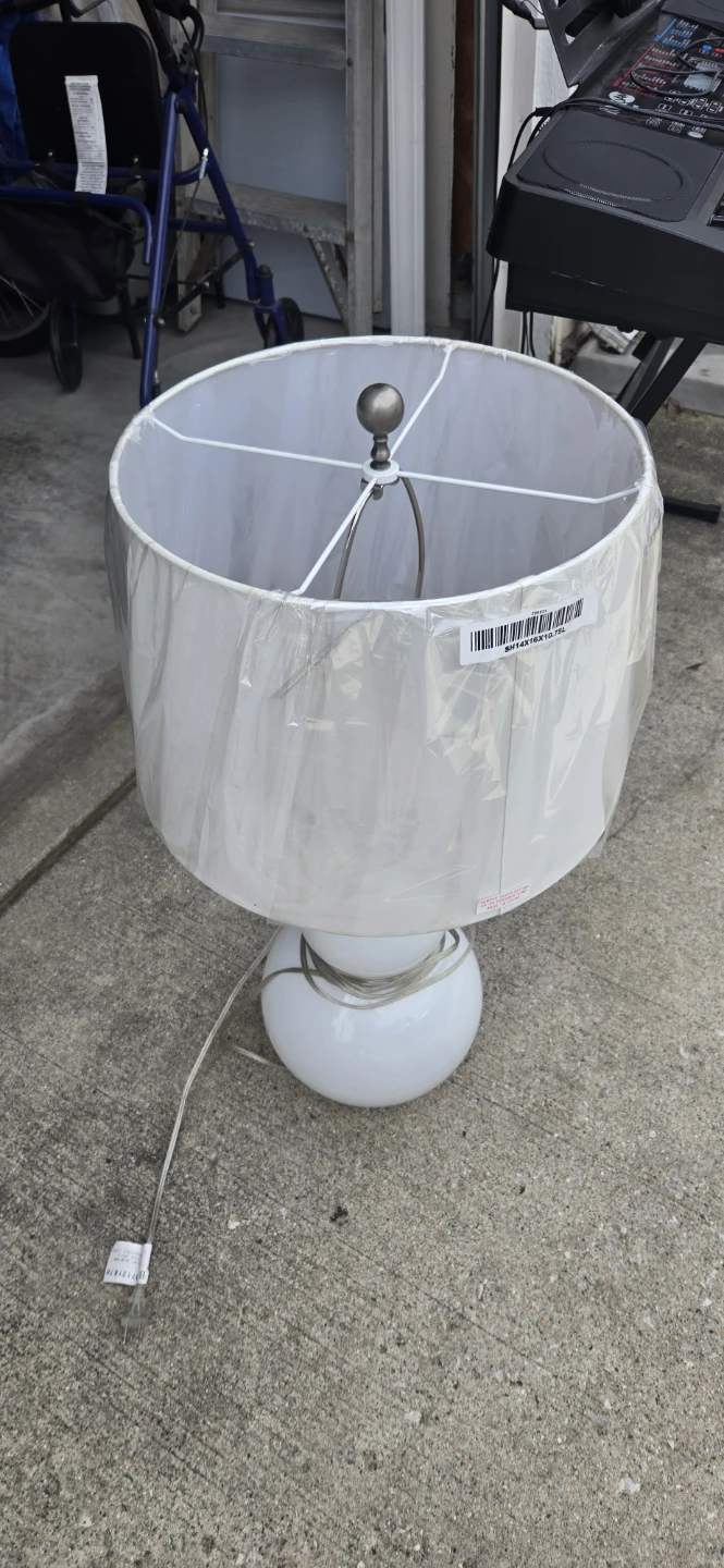 White Table Lamp