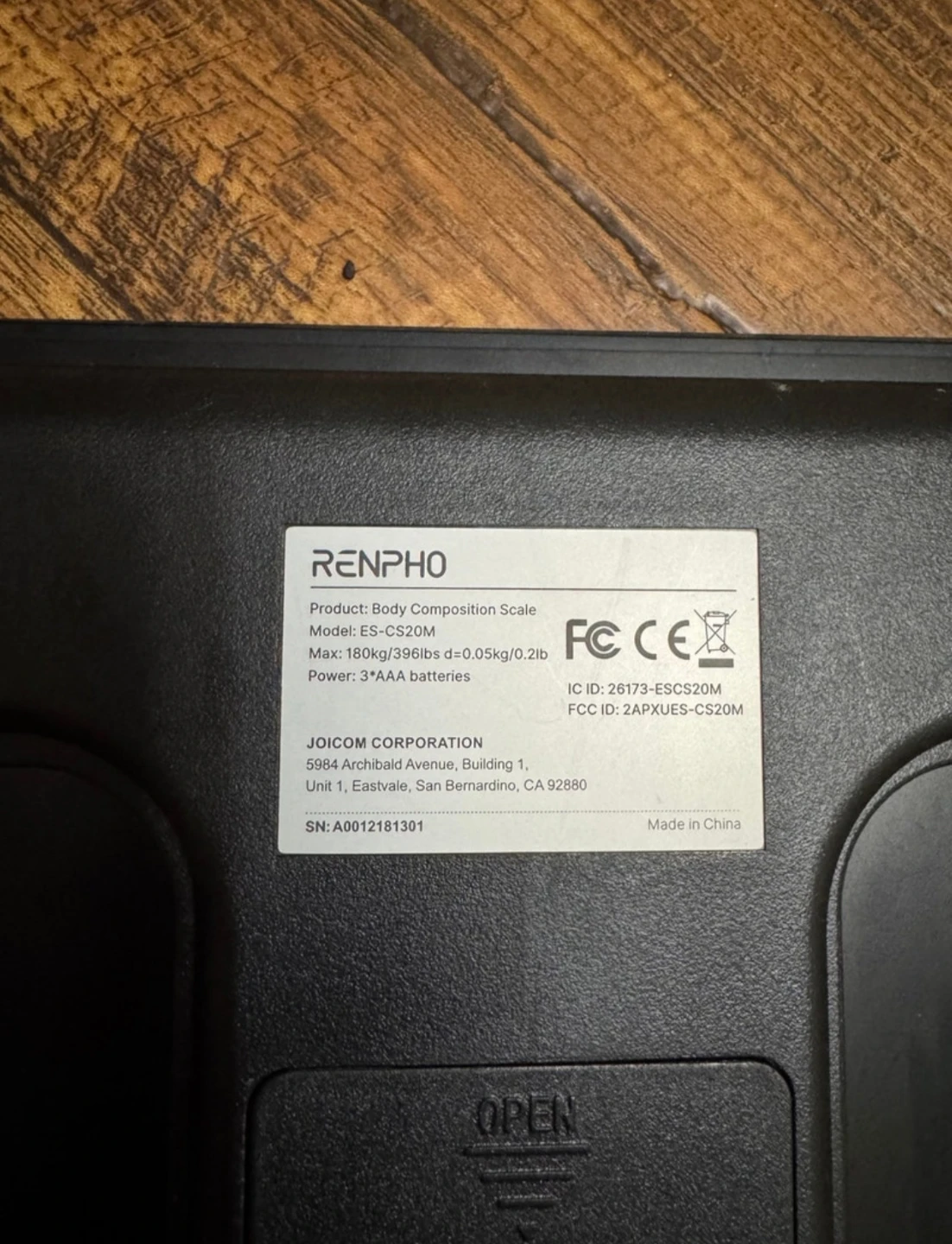Renpho body competition scale model:ES-CS20M - photo 4