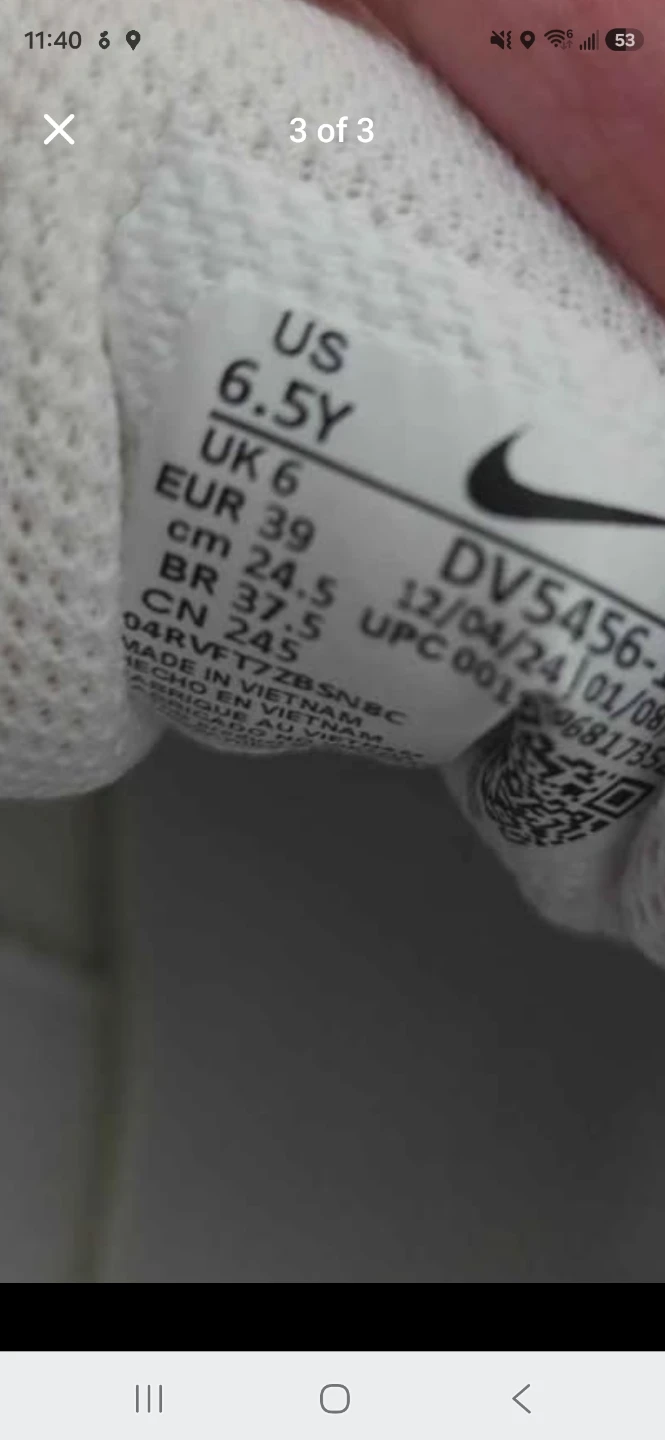 Nike Court Vision Low Men's Shoes - White/Black - photo 3
