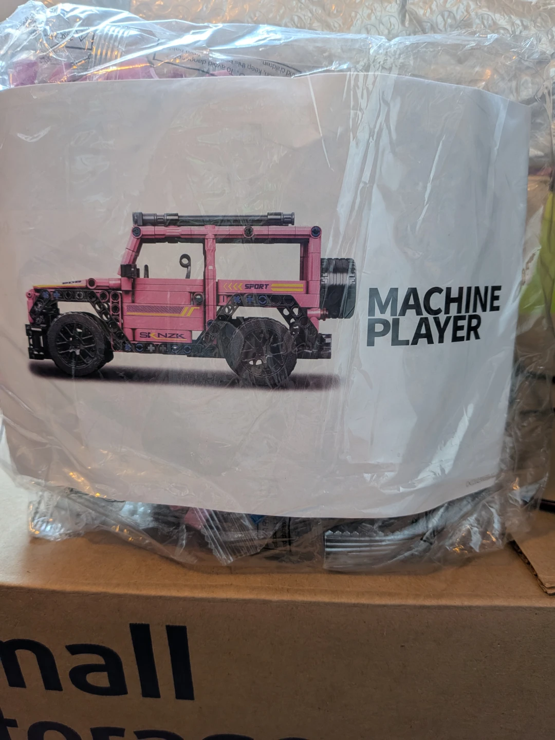 SNZK Machine Player Pink Off-Road Vehicle Building Set