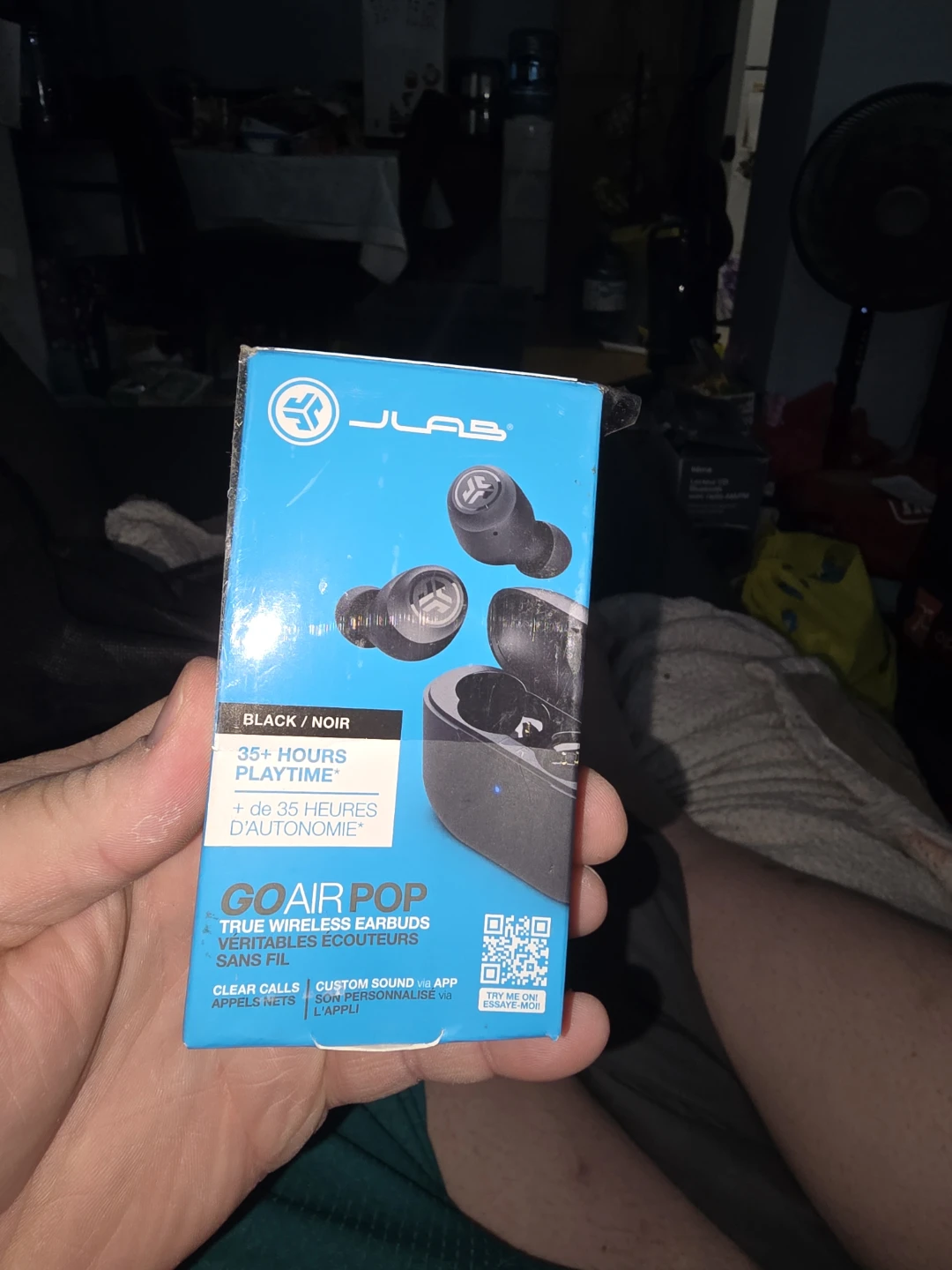 JLab GO Air POP True Wireless Earbuds - Black - photo 2