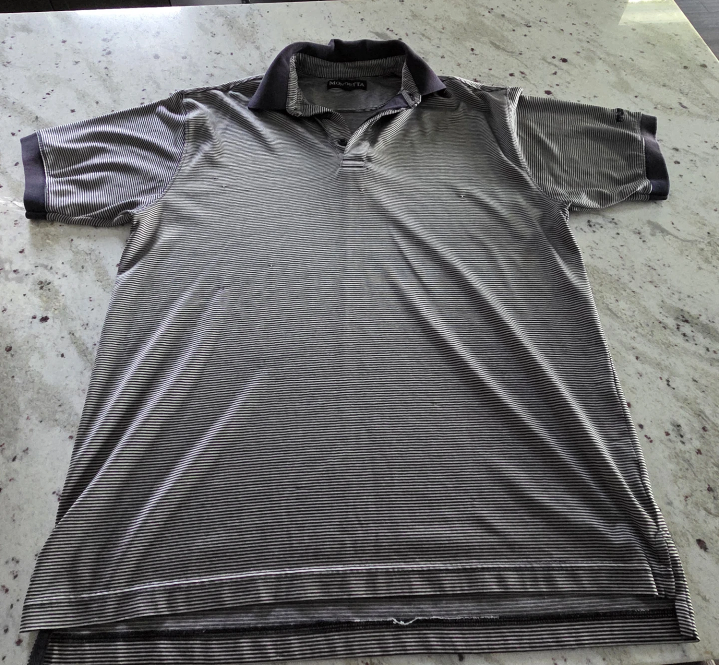 Mondetta Striped Polo Shirt