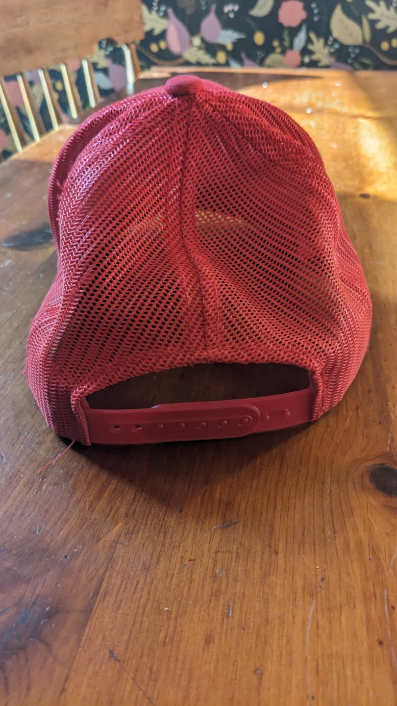 Bass Pro Shops Gone Fishing Trucker Hat - Red - photo 2
