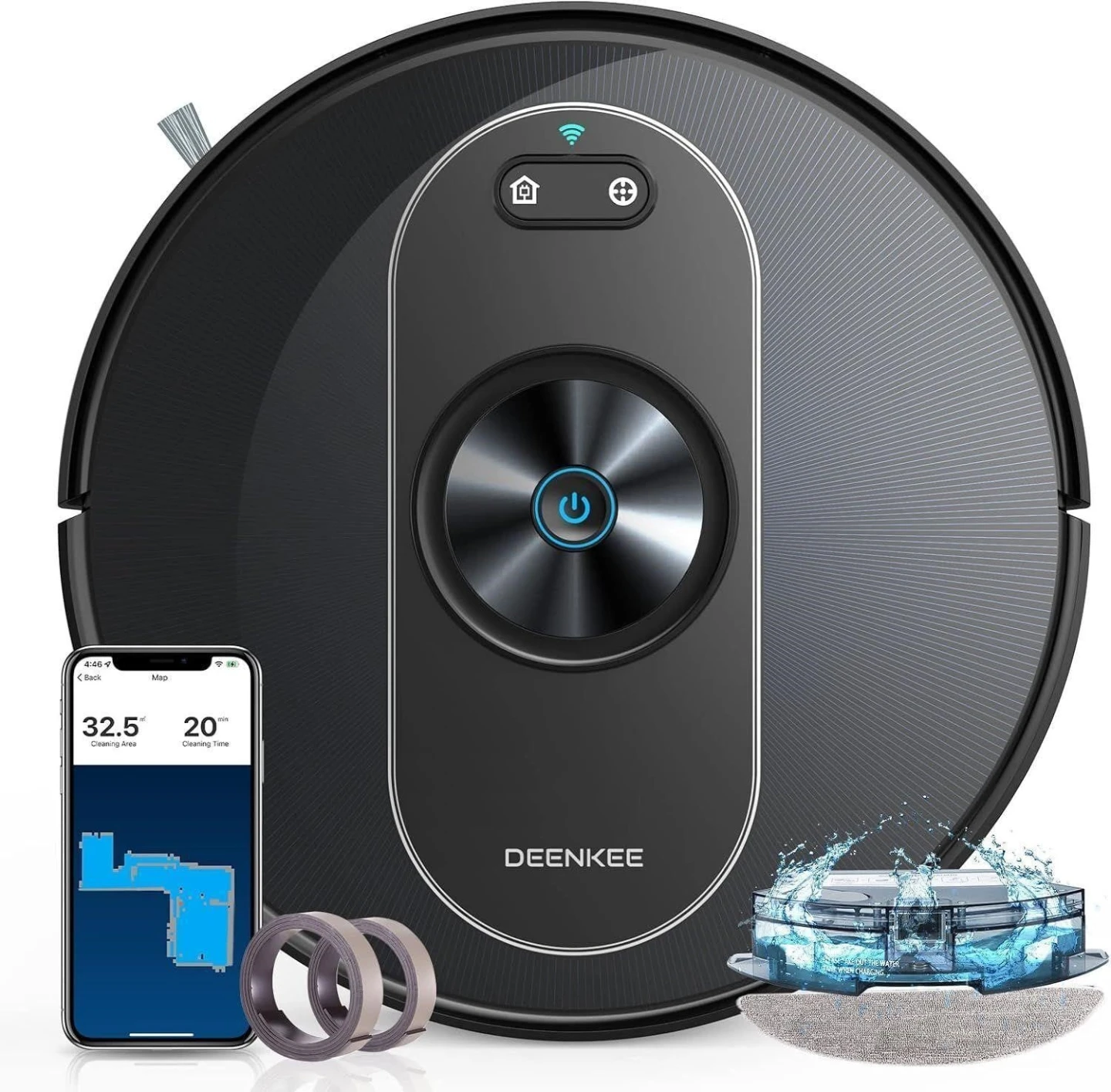 Robot Vacuum Cleaner w/ Mop