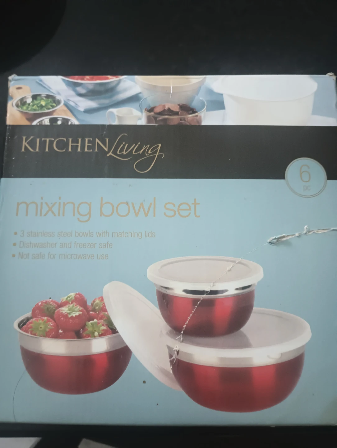 KITCHEN Living 6 pc Mixing Bowl Set - photo 2