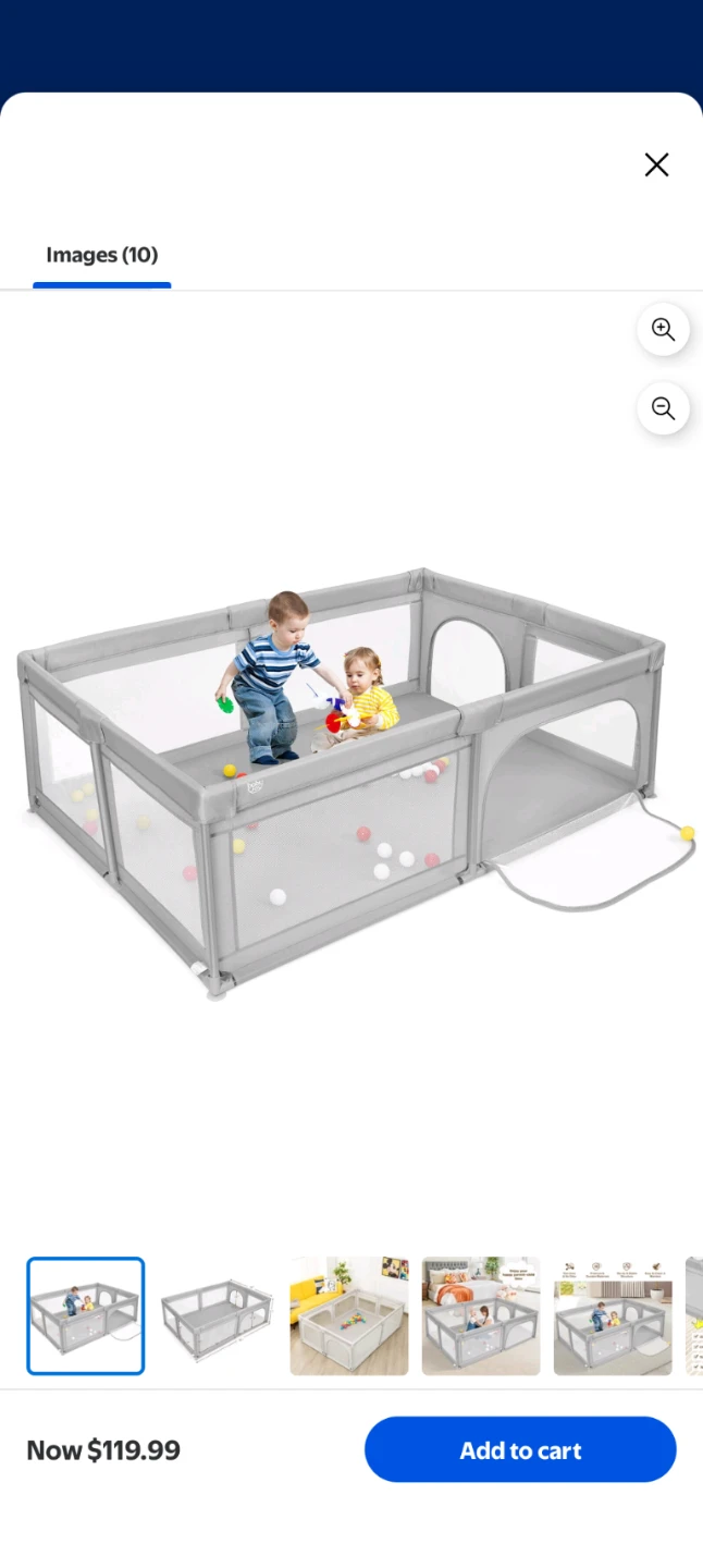 Perfect new Playpen - 150x180 cm. Original $110