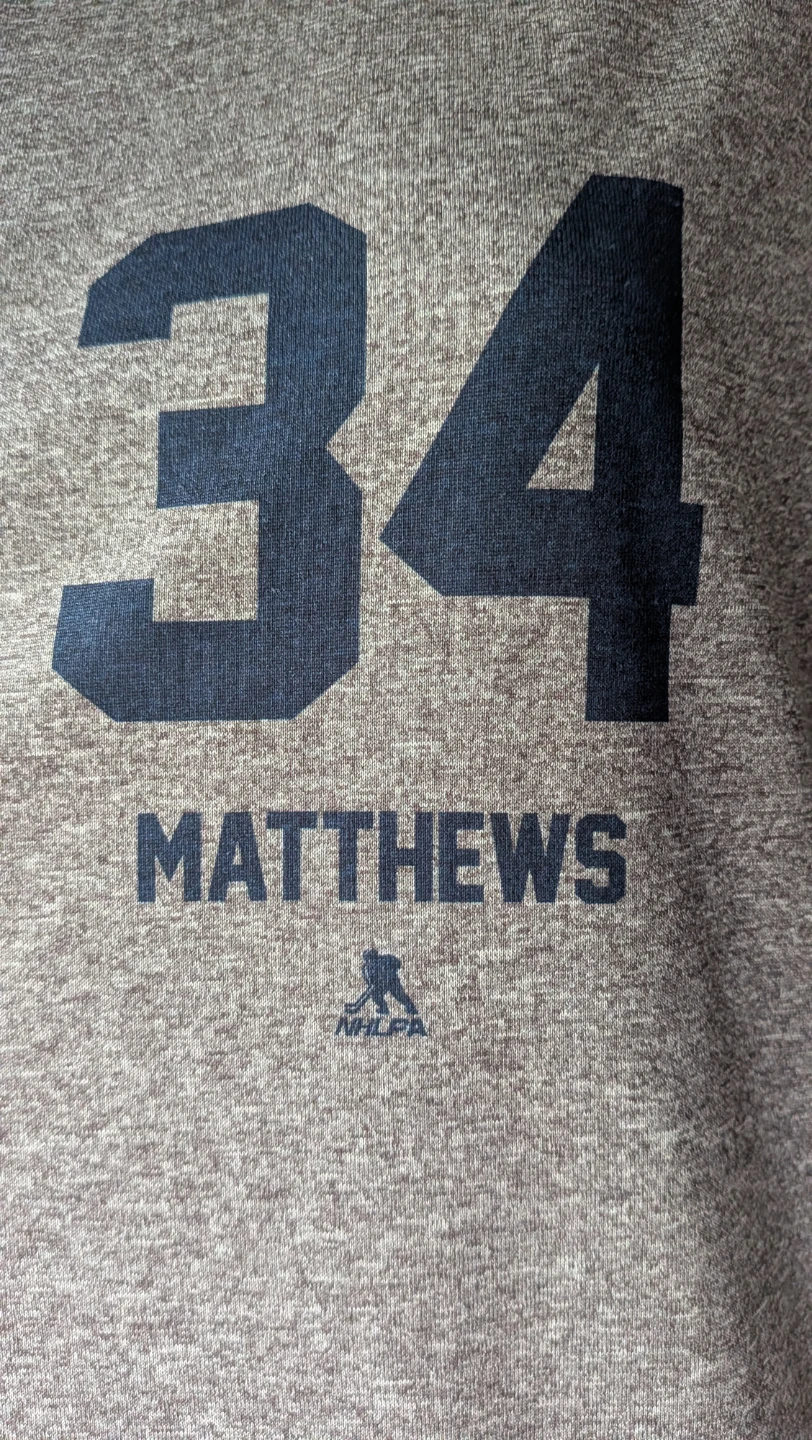 Toronto Maple Leafs Matthews #34 T-Shirt sz MED - photo 4