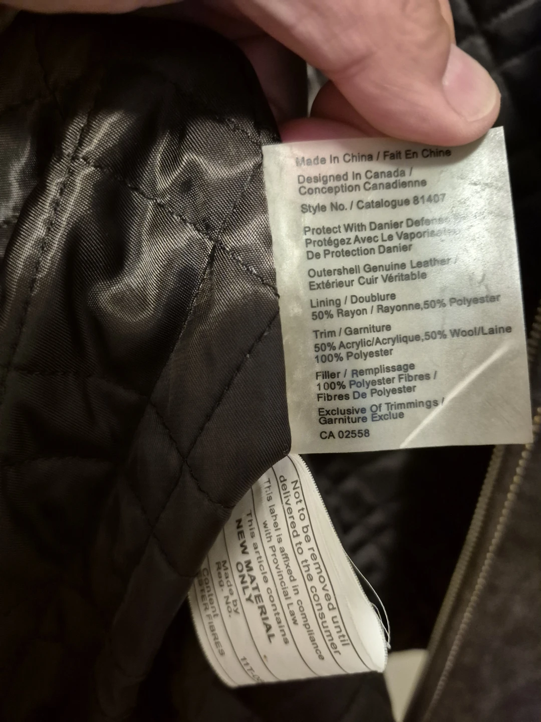 Danier Genuine Leather Jacket - Large - photo 5