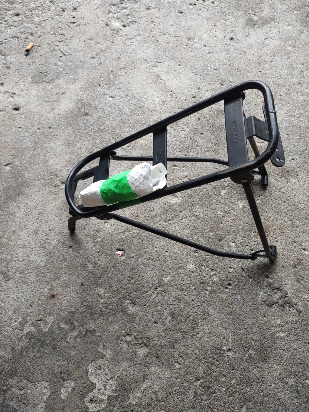 Black Bicycle Rear Rack - photo 2