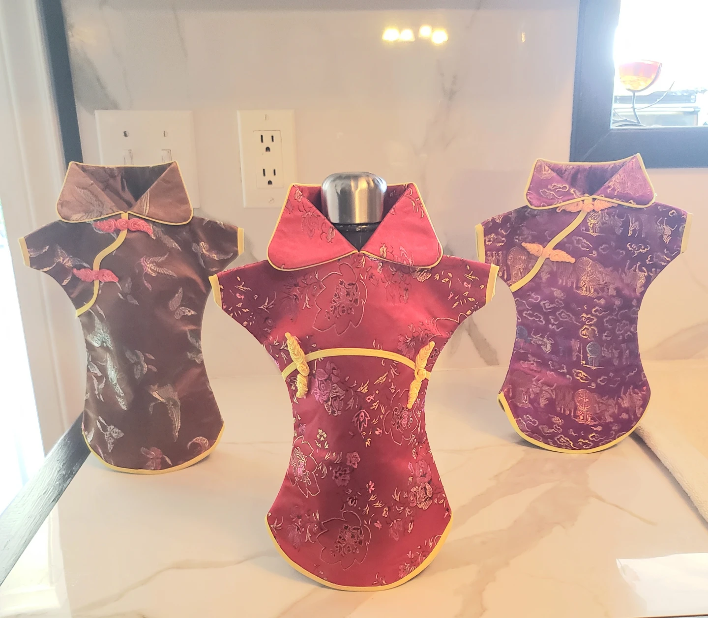 3 Decorative Bottle Covers $5 for All 3