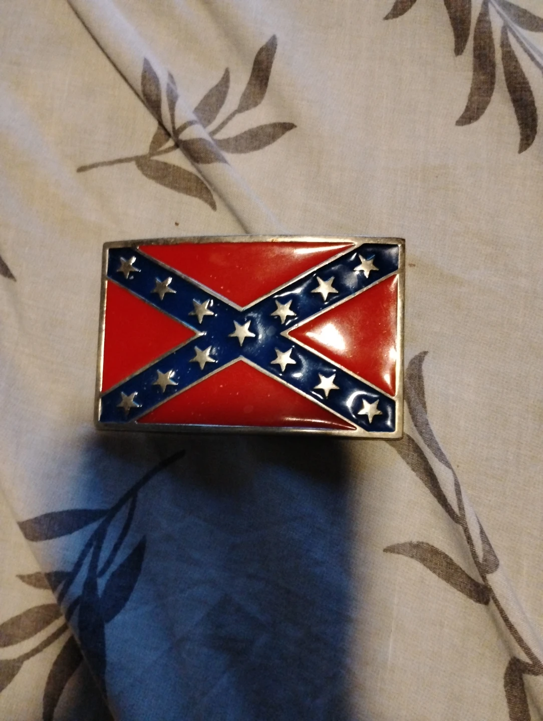 Confederate Flag Belt Buckle