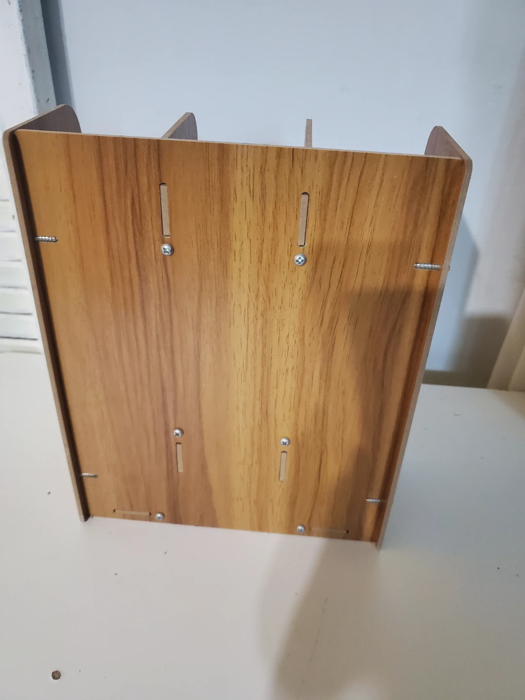 Wooden Desktop Organizer with Multiple Compartments - photo 3