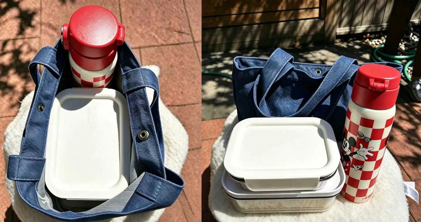 👜 Blue / dark blue mini Denim Tote Bag — New - photo 2