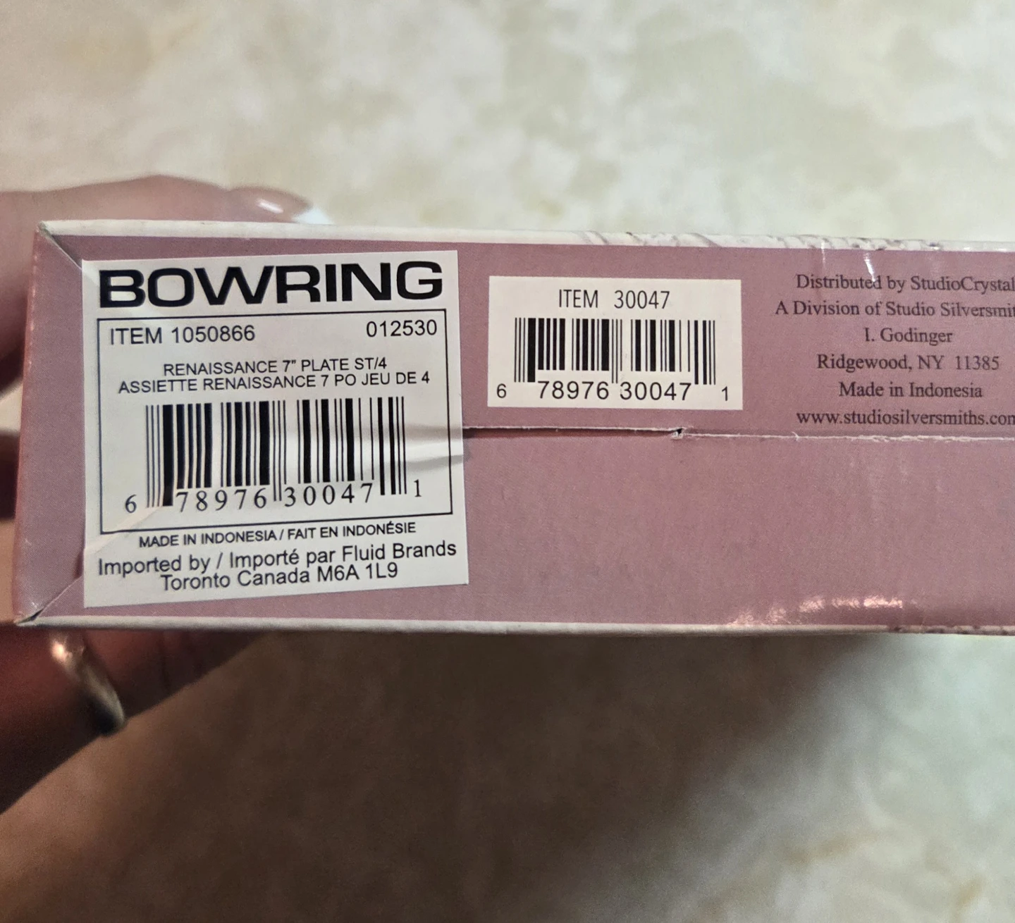 Bowring 7" Crystal Serving Plates (2 Sets of 4) - photo 3