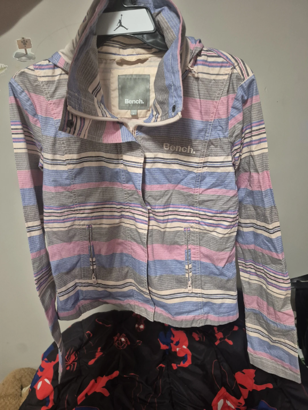 Bench Striped Hooded Jacket