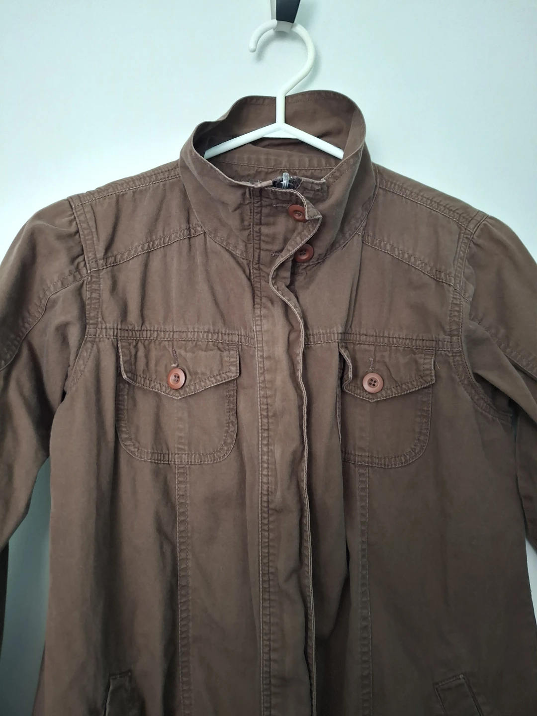 Women's Brown Zip Up Jacket - photo 2