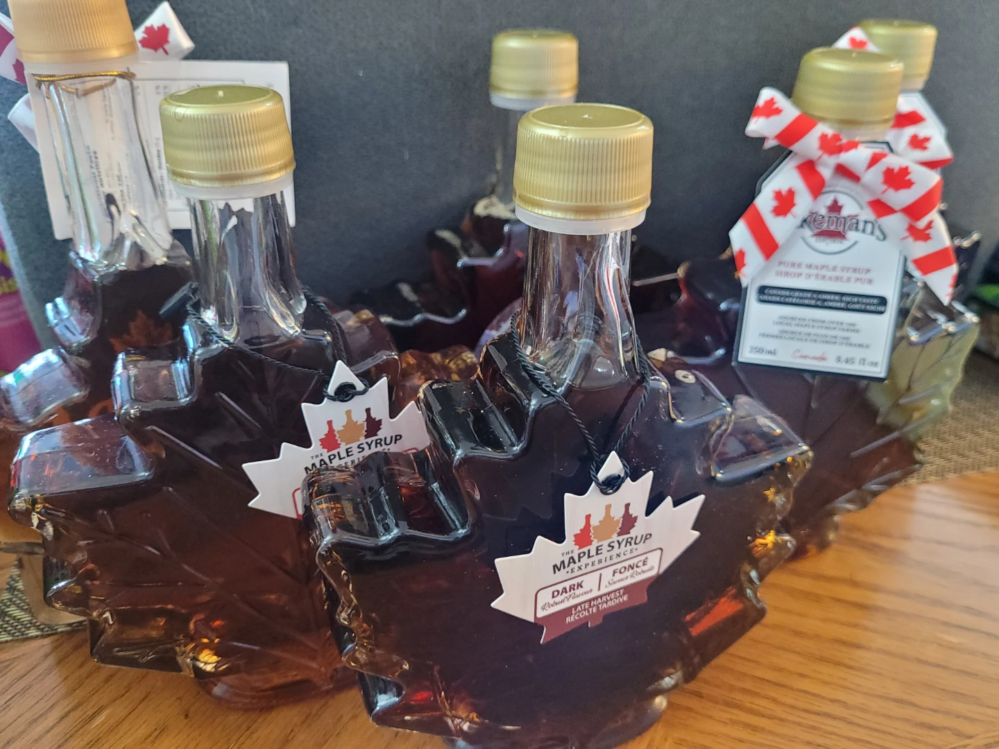 Pure Maple Syrup Dark - 250ml Bottles $12 each