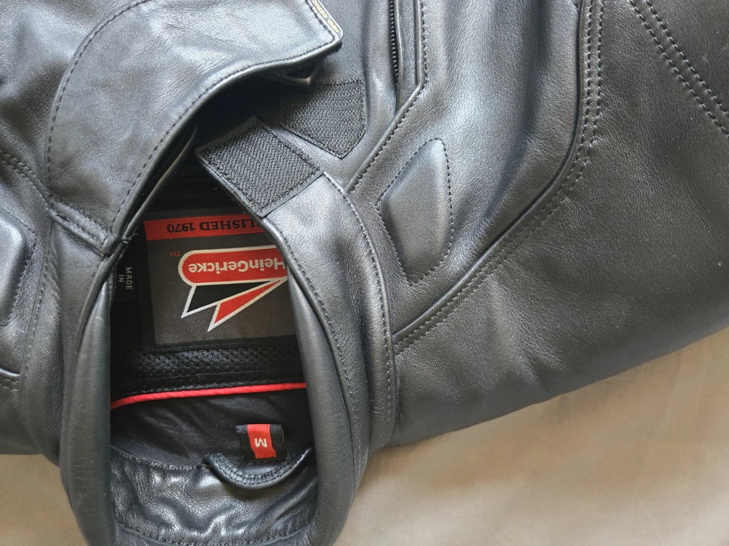 Hein Gericke Leather Motorcycle Jacket - Size M - photo 2