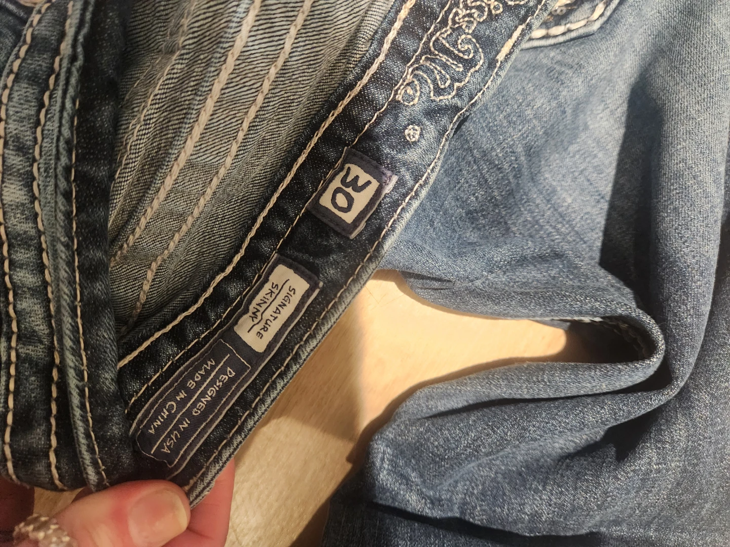 Miss Me Signature Skinny Jeans Size 30 - photo 5