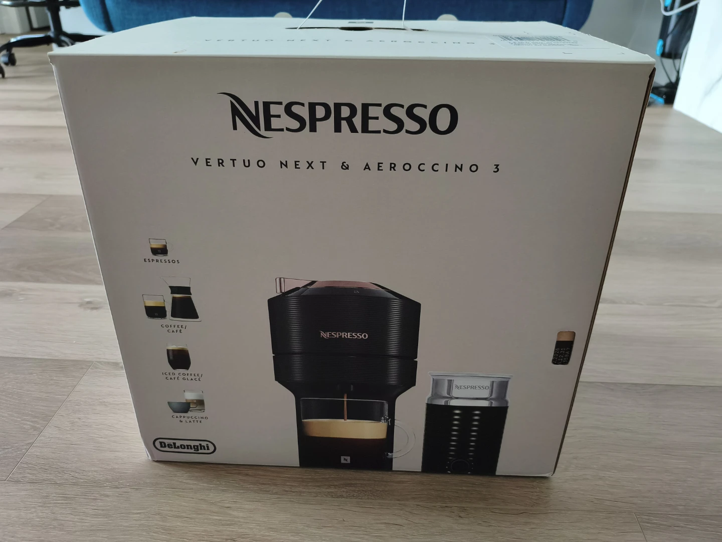 Nespresso Vertuo with Aeroccino 3 Milk Frother - Rose Gold