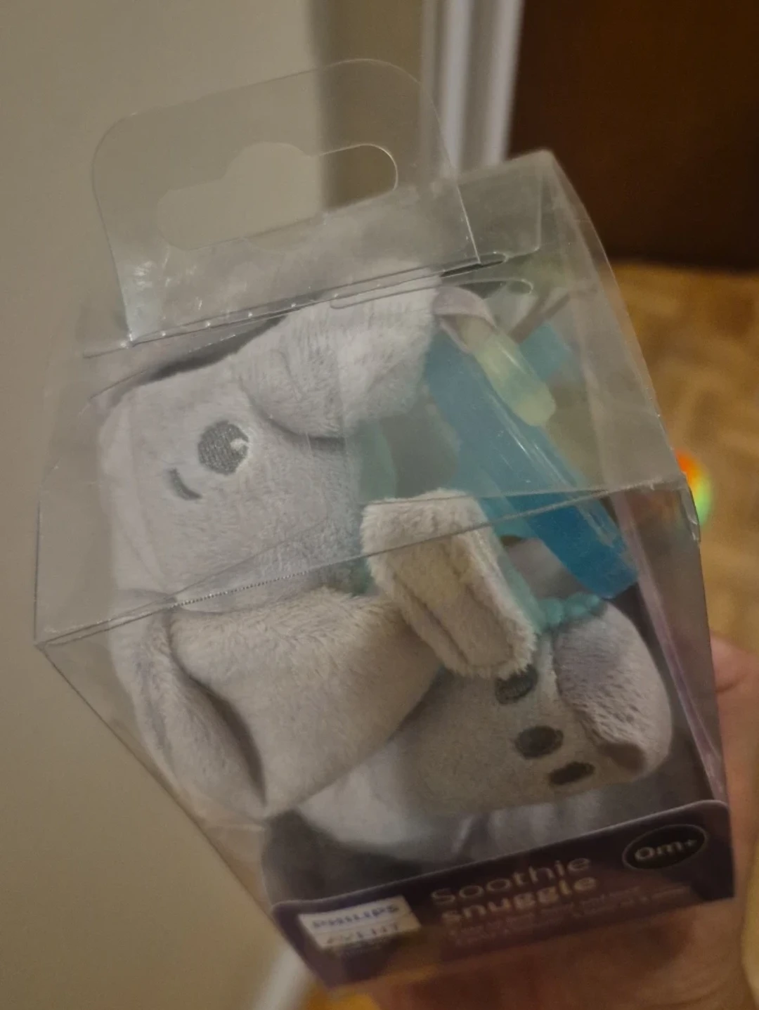 Philips Avent Soothie Snuggle Elephant Pacifier Holder