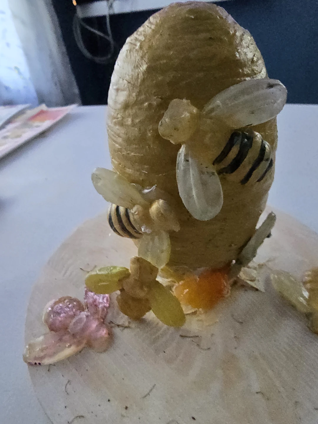 Homemade Resin  Beehive and Bee Decor - photo 3