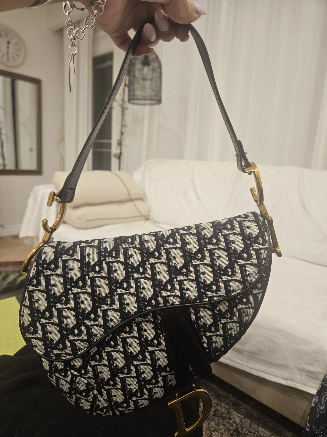Blue Saddle Bag