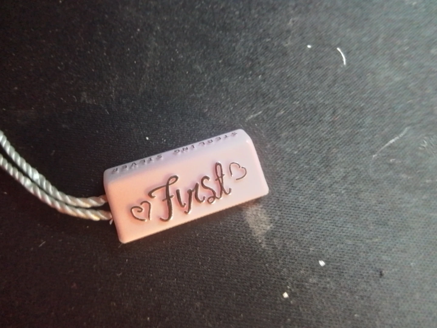 Authentic "First" Sterling Silver .925 Figure Ice Skate Pendant - photo 4