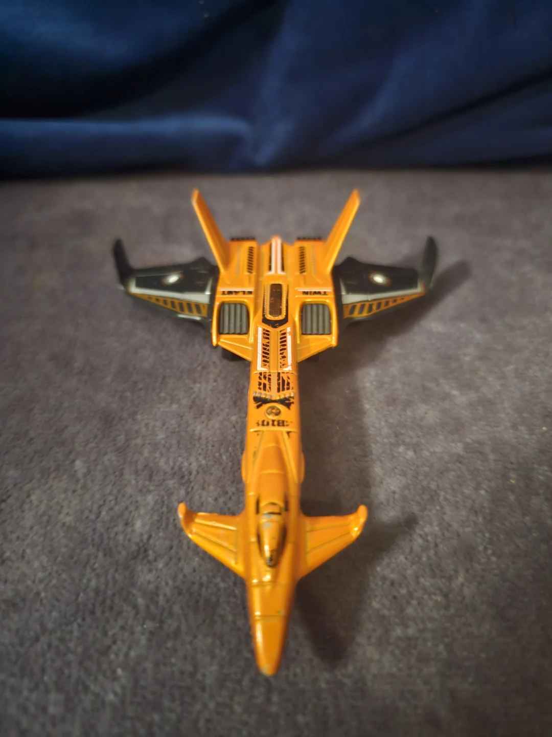 Orange Twin Blast Toy Jet