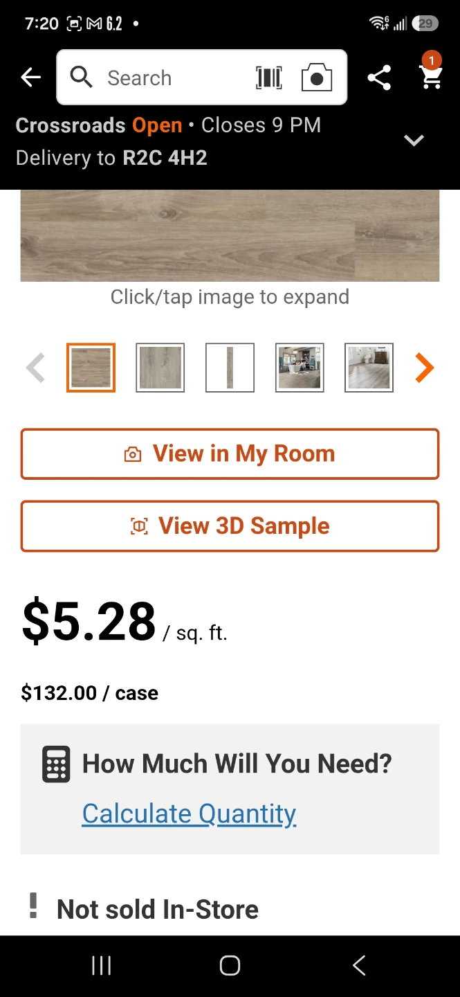 Lifeproof Sterling Oak Vinyl Plank Flooring - 12 cases - photo 3