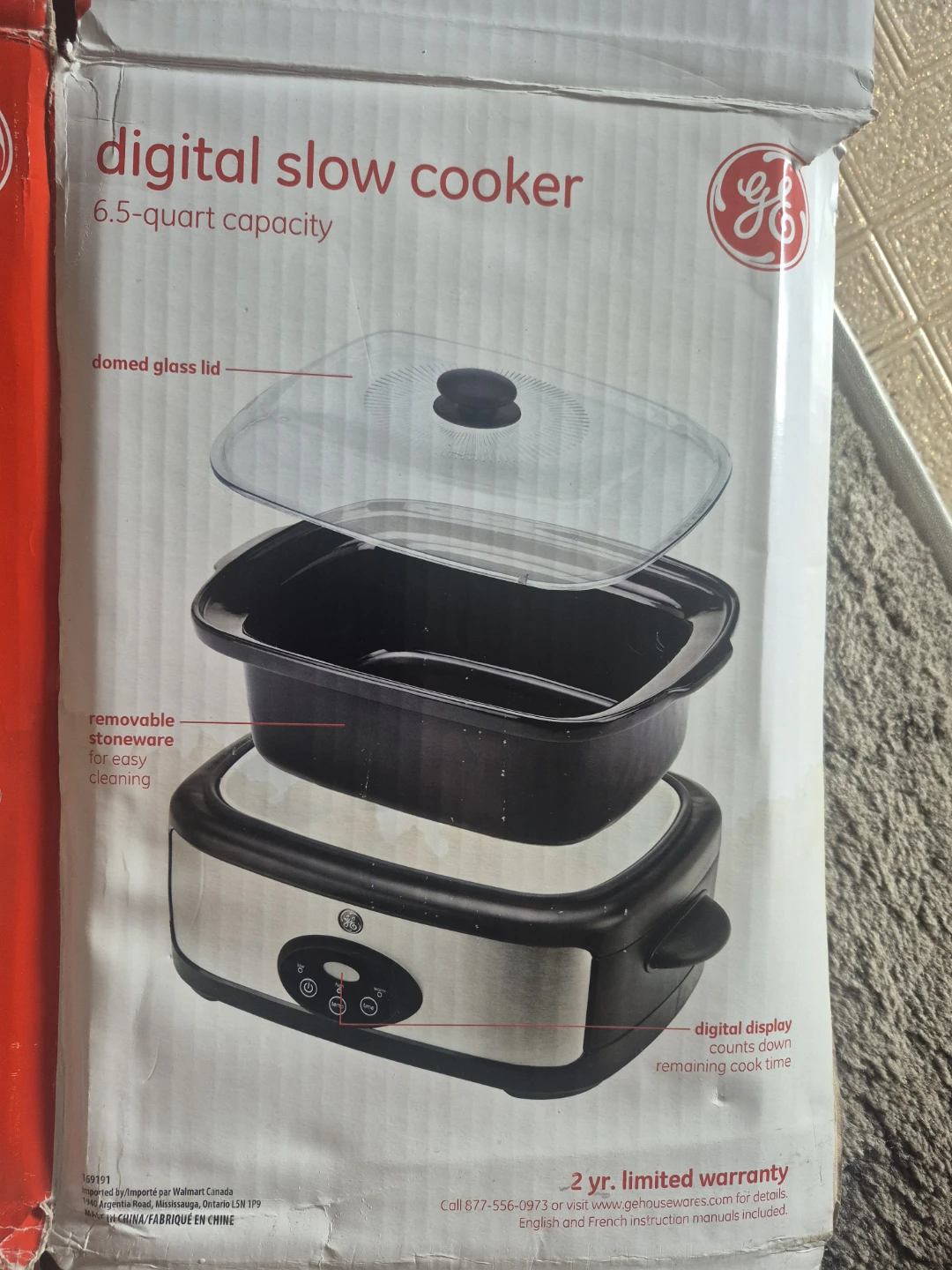 GE digital slow cooker 6.5-quart - photo 2