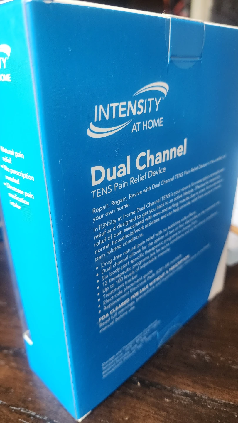 INTENSITY AT HOME Dual Channel TENS Pain Relief Device - photo 2